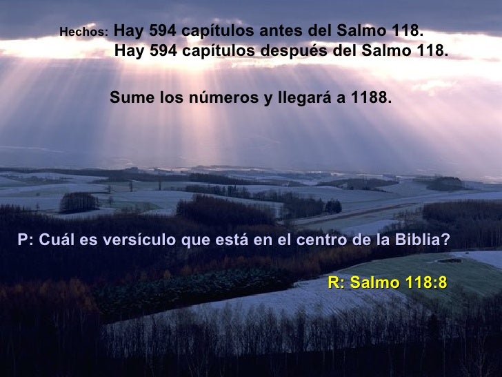 Cual Versiculo Ocupa Exactamente El Centro De La Biblia