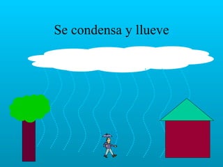 Se condensa y llueve 