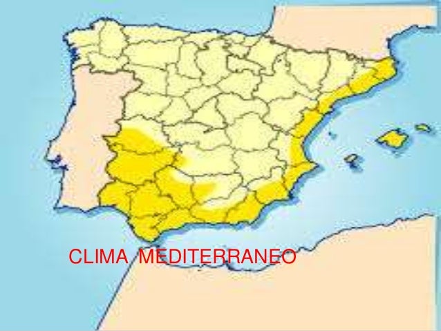 El Clima De España Tema 4