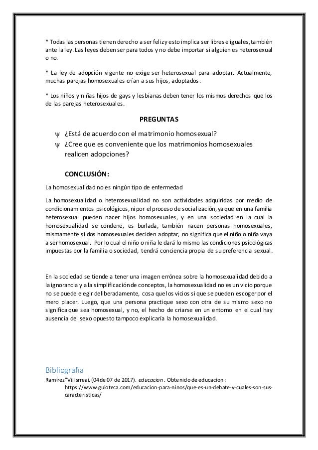 El debateescrito