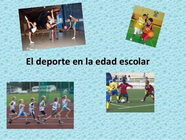 El deporteenlaedadescolar