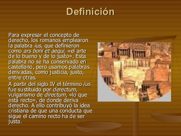 El Derecho Romano El Derecho Romano