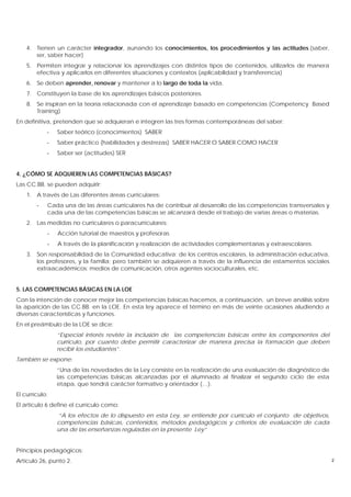 Competencias Básicas y Educación Física