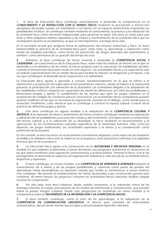 Competencias Básicas y Educación Física