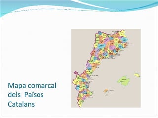Mapa comarcal dels  Països Catalans 