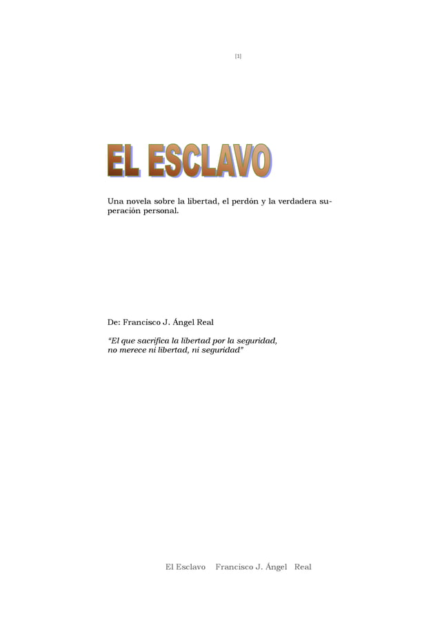 El esclavofranciscojangelrealpdf