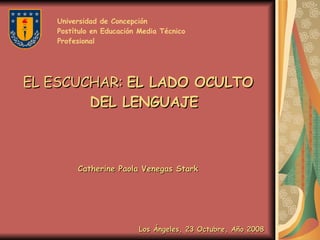 [object Object],[object Object],[object Object],Universidad de Concepción Postítulo en Educación Media Técnico Profesional 
