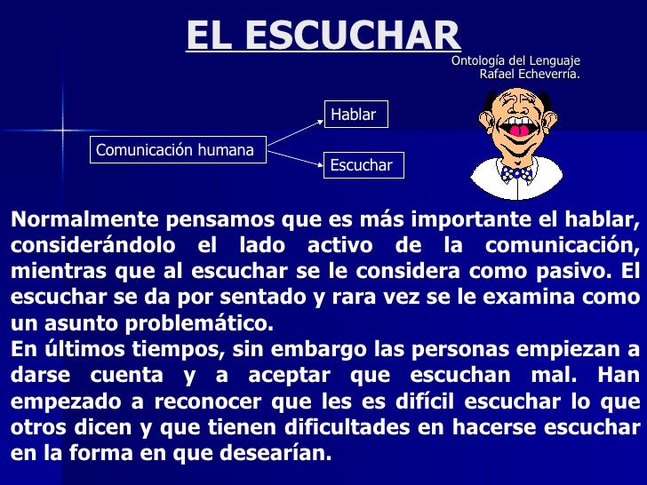 El escuchar