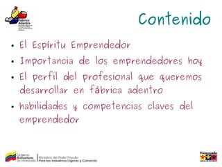 El Espiritu Emprendedor