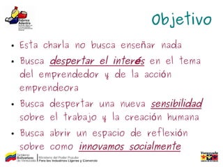 El Espiritu Emprendedor
