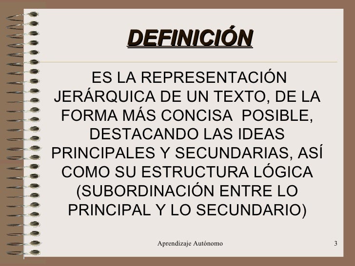 EL ESQUEMA. PRESENTACIÓN