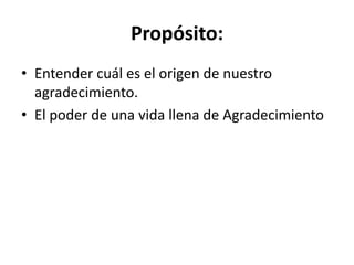 El Fruto Del PerdóN, Agradeciminento