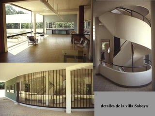 detalles de la villa Saboya
 
