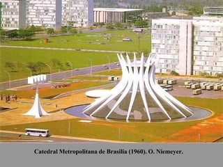 Catedral Metropolitana de Brasilia (1960). O. Niemeyer.
 
