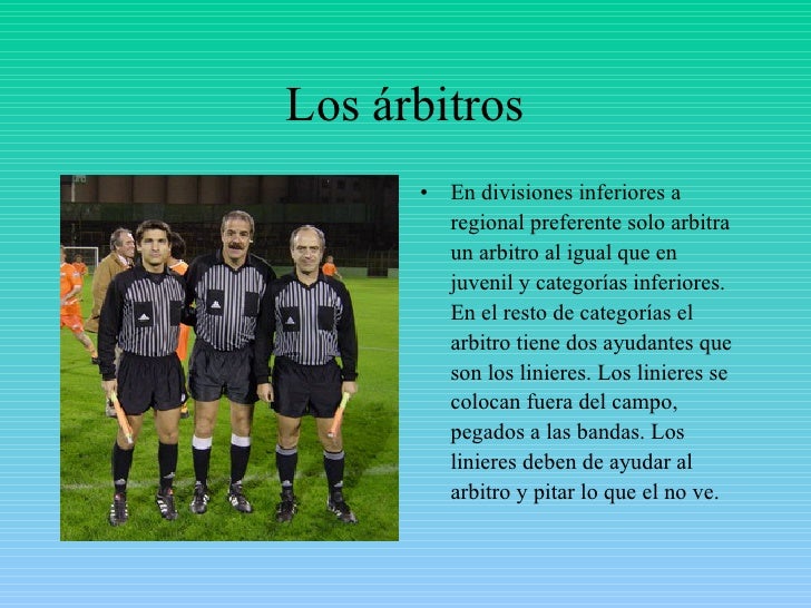 Cuantos Arbitros Hay En El Futbol