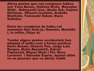 El Haiku | PPT