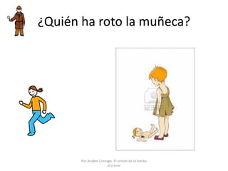 ¿Quién ha roto la muñeca?
Por Anabel Cornago. El sonido de la hierba
al crecer
 