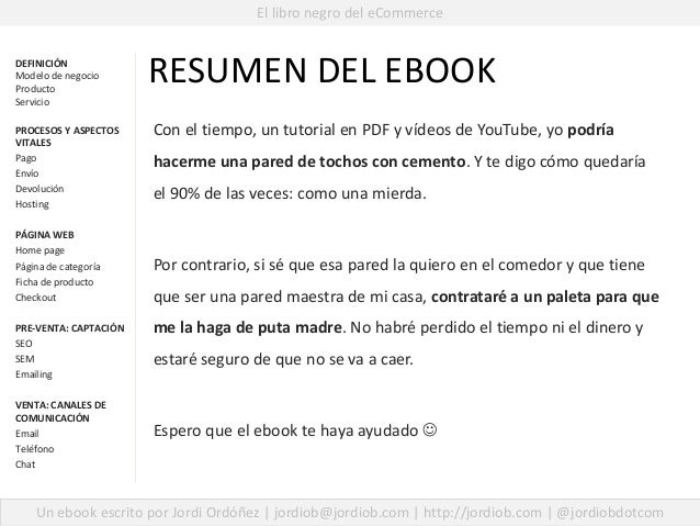 El Libro Negro Del Ecommerce
