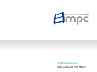 [email_address] Calle Vel ázquez, 109, Madrid 