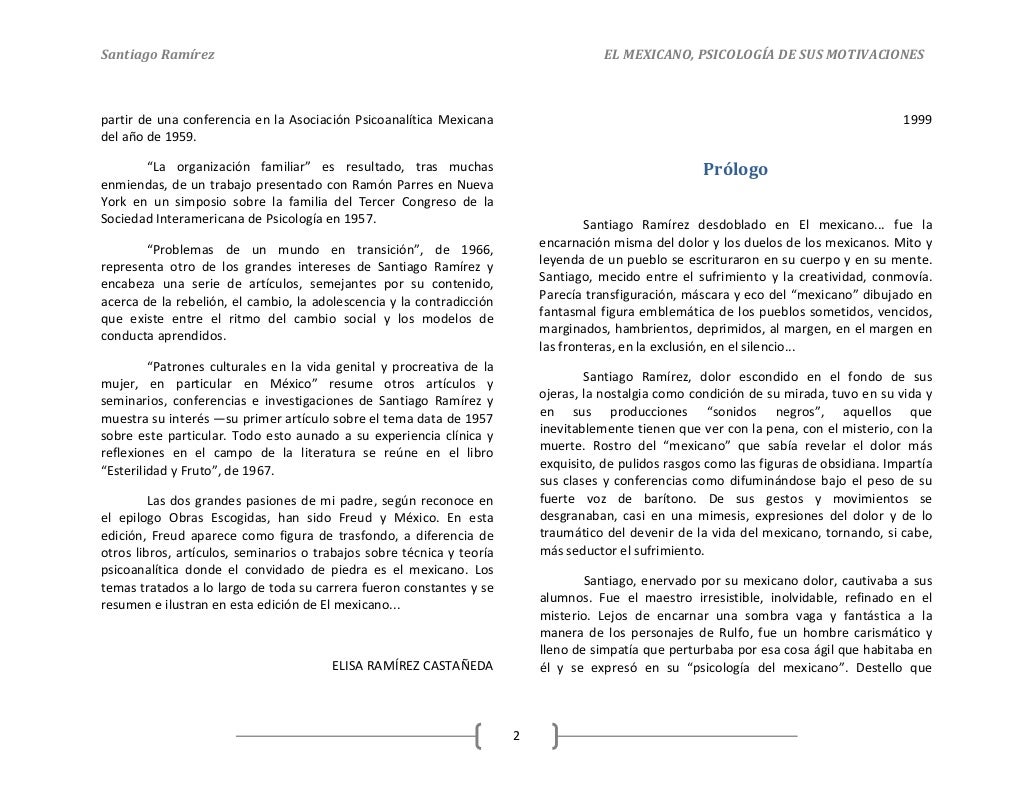 Ensayo El Mexicano Psicologia De Sus Motivaciones es.slideshare.net