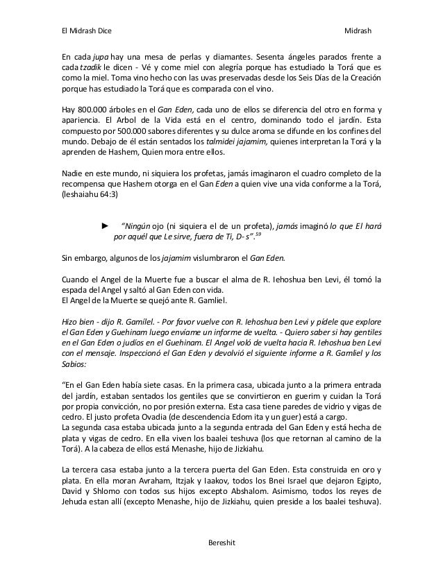 El midrash dice pdf gratis