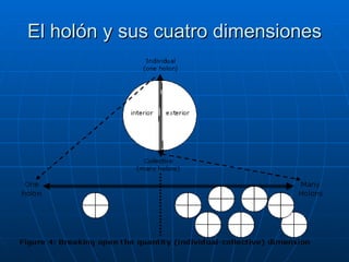 El holón y sus cuatro dimensiones 