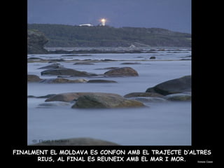 FINALMENT EL MOLDAVA ES CONFON AMB EL TRAJECTE D’ALTRES RIUS, AL FINAL ES REUNEIX AMB EL MAR I MOR. Vanesa Casas 