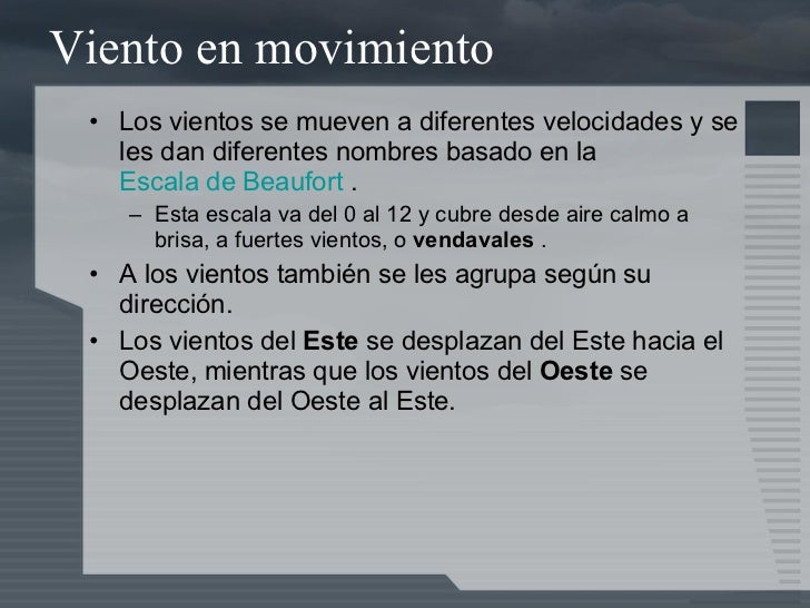 El Movimiento del Aire