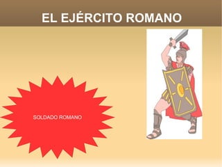 EL EJÉRCITO ROMANO SOLDADO ROMANO 