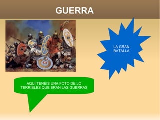 GUERRA LA GRAN BATALLA AQUÍ TENEIS UNA FOTO DE LO TERRIBLES QUE ERAN LAS GUERRAS 