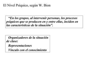 El Nivel Psíquico Version Liviana