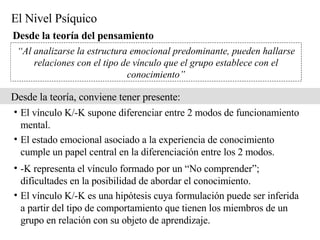 El Nivel Psíquico Version Liviana