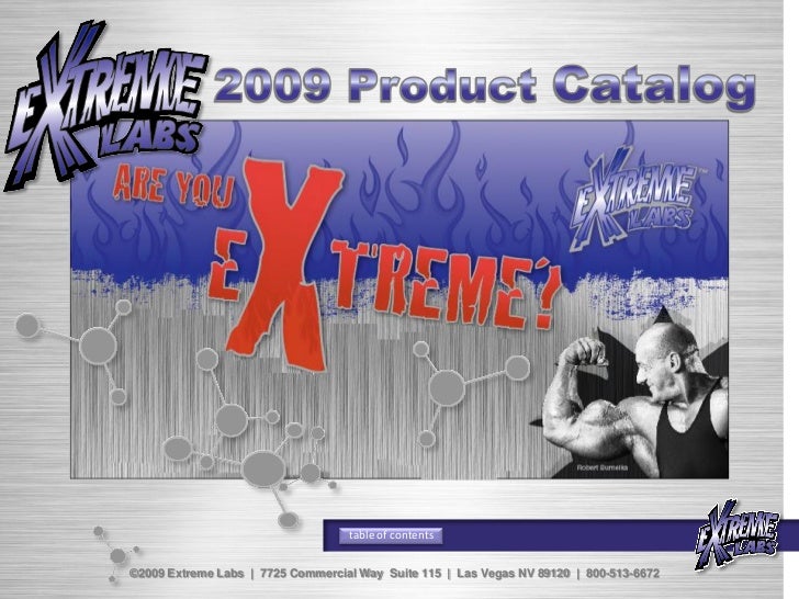 extreme labs online brochure flyer distributor las vegas