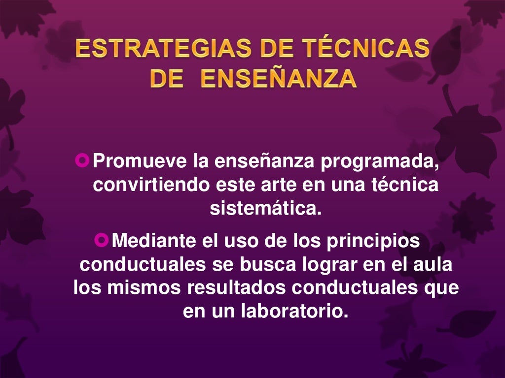 El Paradigma Conductista