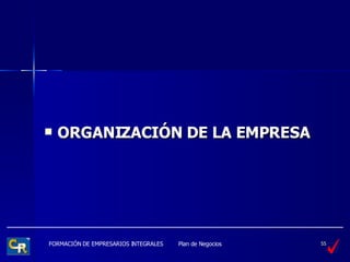 ORGANIZACIÓN DE LA EMPRESA 