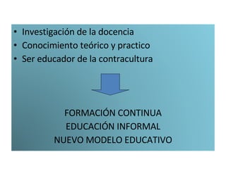 El Profesor Y La ProfesióN Docente | PPT