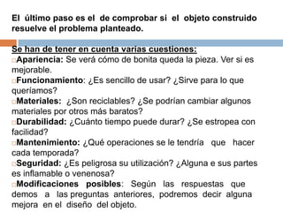 El Proyecto Tecnologico