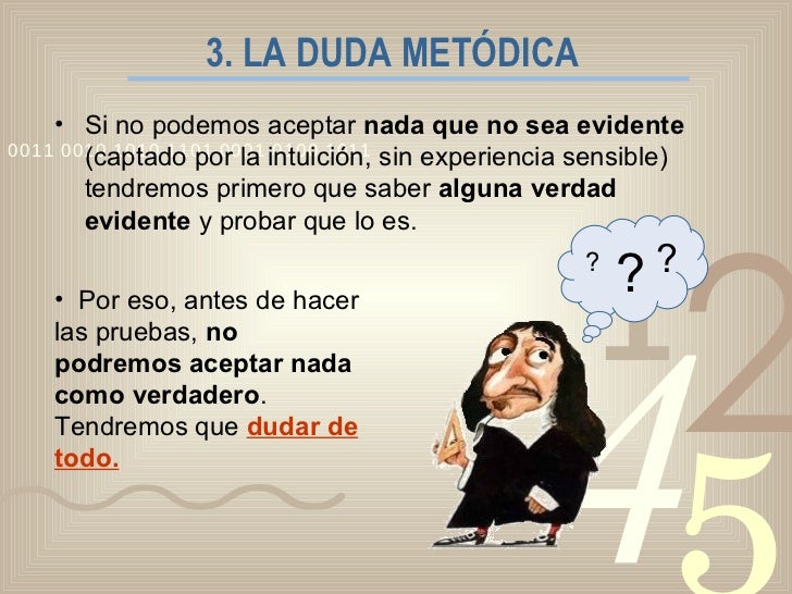 El racionalismo: Descartes