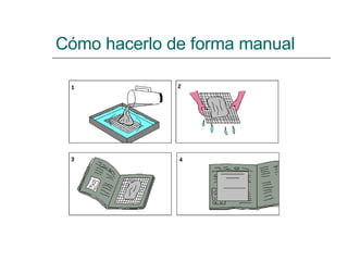 Cómo hacerlo de forma manual 