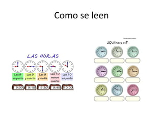 Como se leen