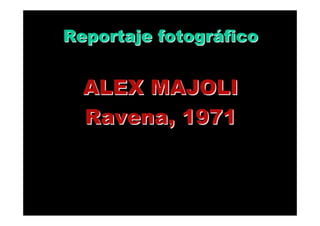 El Reportaje FotográFico Web Ii