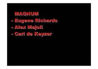 El Reportaje FotográFico Web Ii