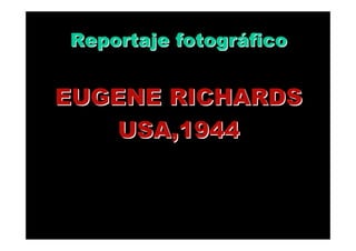 El Reportaje FotográFico Web Ii