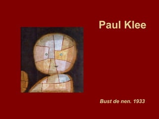 Bust de nen. 1933   Paul Klee 