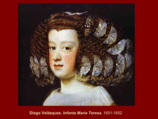 Diego Velázquez.  Infanta Maria Teresa.  1651-1652  