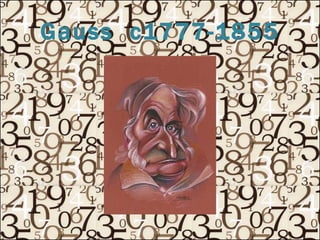 Gauss  c1777-1855 