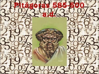 Pitágoras 585-500 a.d. 