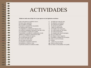 ACTIVIDADES 