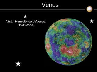 Venus V ista  H emisférica deVenus. (1990-1994 ) 