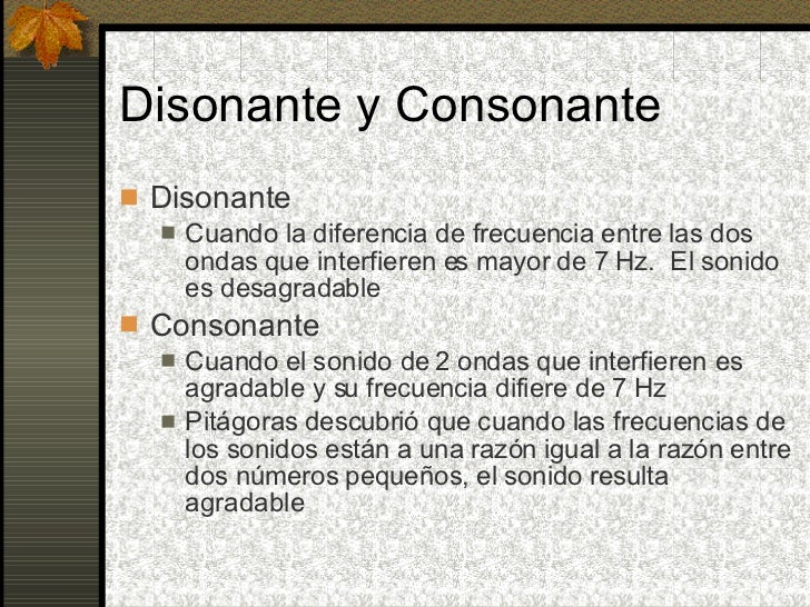 El sonido El sonido